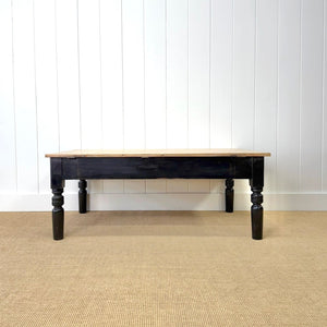 An Antique English Country Pine Coffee Table
