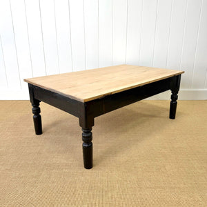 An Antique English Country Pine Coffee Table