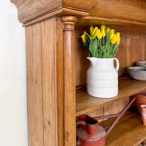 A 19th Century English Pine Open Housekeeper's Cupboard