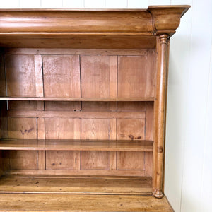 A 19th Century English Pine Open Housekeeper's Cupboard