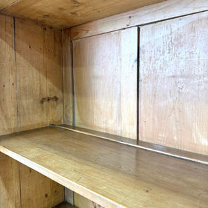 A 19th Century English Pine Open Housekeeper's Cupboard