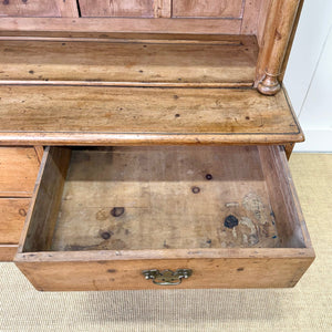 A 19th Century English Pine Open Housekeeper's Cupboard