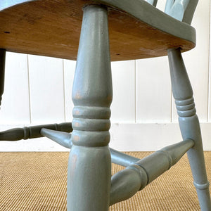 A Vintage Pair of 2 Slat Back Chairs
