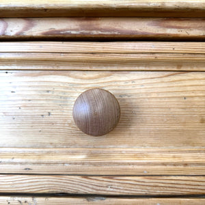 An English Country 7 Drawer Pine Buffet or Sideboard