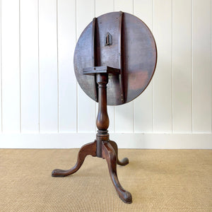 Antique English 18th Century Mahogany Flip-top Table