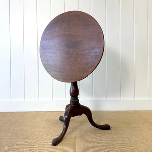 Antique English 18th Century Mahogany Flip-top Table
