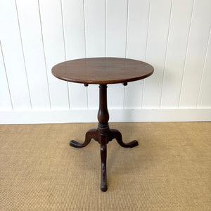 Antique English 18th Century Mahogany Flip-top Table