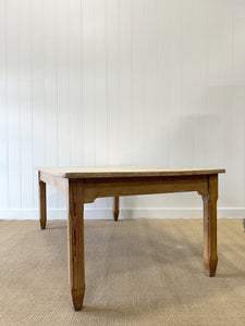 An Antique English 6.5 ft Sycamore Baker's Dining Table