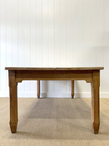 An Antique English 6.5 ft Sycamore Baker's Dining Table