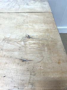 An Antique English 6.5 ft Sycamore Baker's Dining Table