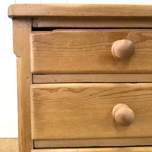 An English Country 7 Drawer Pine Buffet or Sideboard