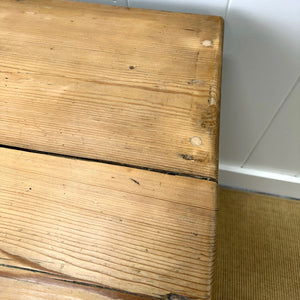 An English Country 7 Drawer Pine Buffet or Sideboard