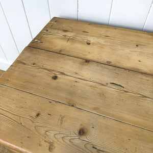 An English Country 7 Drawer Pine Buffet or Sideboard