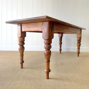 An Antique English Country Pine 6ft Dining Farmhouse Table
