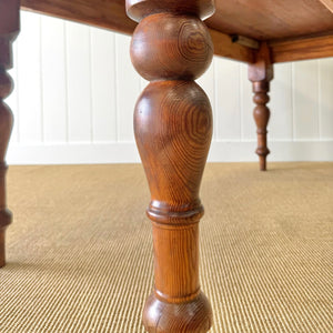 An Antique English Country Pine 6ft Dining Farmhouse Table
