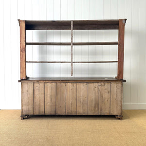 A 19th Century Pine Welsh Kitchen Dresser or Hutch