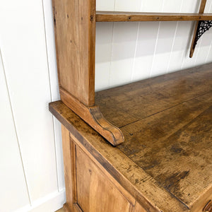 A 19th Century Pine Welsh Kitchen Dresser or Hutch