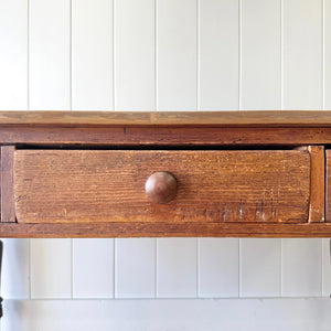 A Victorian Pine English Country 5ft Dining Table