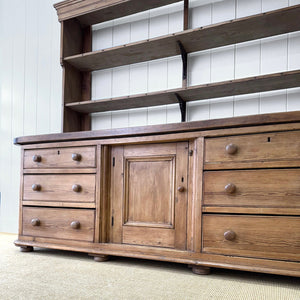 A 19th Century Pine Welsh Kitchen Dresser or Hutch