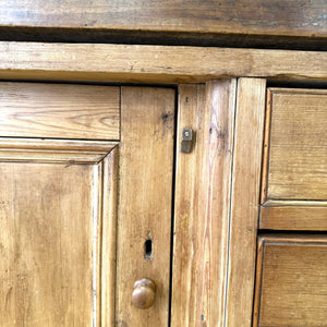 A 19th Century Pine Welsh Kitchen Dresser or Hutch