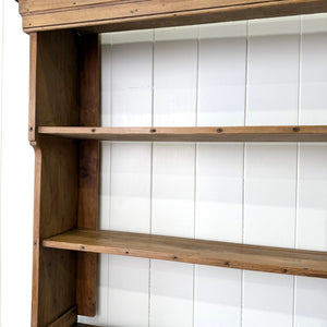 A 19th Century Pine Welsh Kitchen Dresser or Hutch