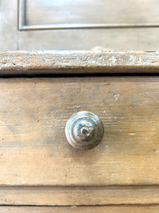 A Large 19th Century French Pine Linen Press Cupboard