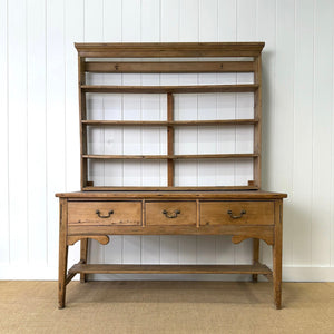 An Antique Pine Country Welsh Dresser c1800