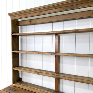 An Antique Pine Country Welsh Dresser c1800