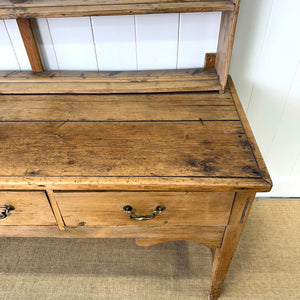 An Antique Pine Country Welsh Dresser c1800