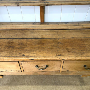 An Antique Pine Country Welsh Dresser c1800