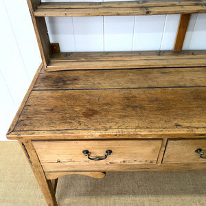 An Antique Pine Country Welsh Dresser c1800
