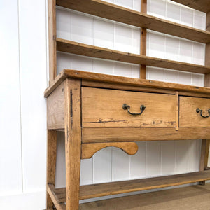An Antique Pine Country Welsh Dresser c1800