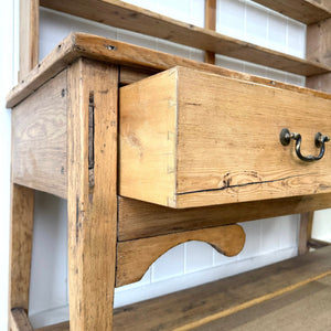 An Antique Pine Country Welsh Dresser c1800