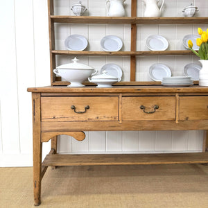An Antique Pine Country Welsh Dresser c1800