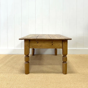 An Antique English Country Pine Coffee Table