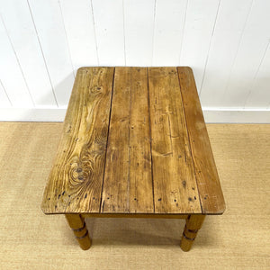 An Antique English Country Pine Coffee Table