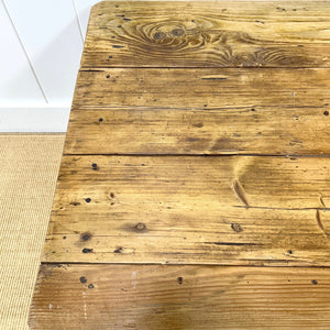 An Antique English Country Pine Coffee Table