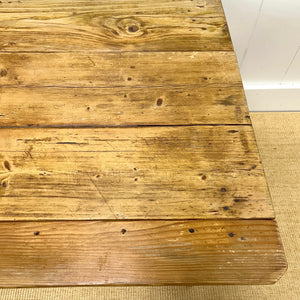 An Antique English Country Pine Coffee Table