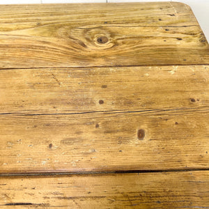 An Antique English Country Pine Coffee Table
