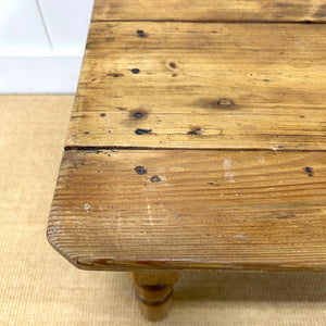 An Antique English Country Pine Coffee Table