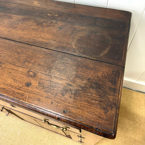 A Large Antique Welsh Oak Dresser Base or Sideboard c1800