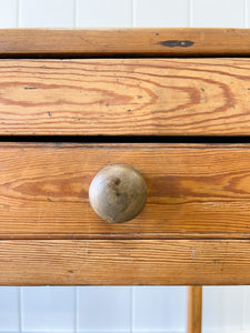 Antique English Pine Architect's Desk c1880
