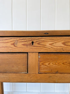 Antique English Pine Architect's Desk c1880