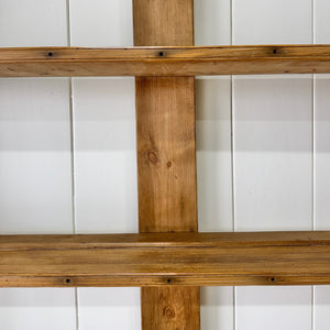 A 19th Century Pine English Dresser with Open Shelving