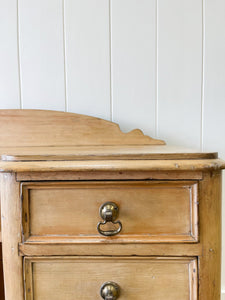 A Diminutive English Pine Sideboard c1870