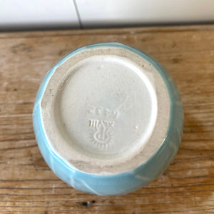 Blue Floral Art Pottery Vase by Rookwood Pottery c1947