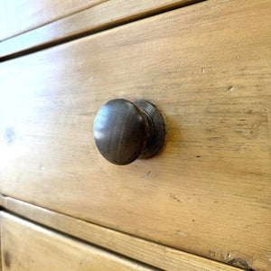 A 19th Century Cornish Pine Bookcase Cabinet or Hutch