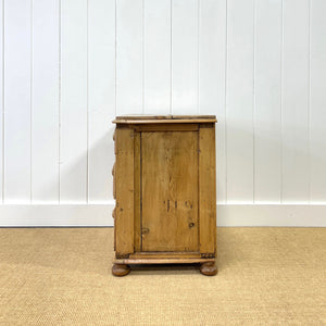 An Antique English Pine Nightstand c1890