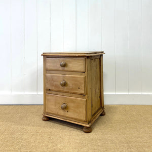 An Antique English Pine Nightstand c1890