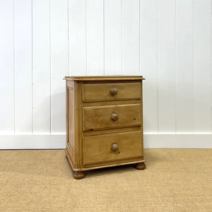 An Antique English Pine Nightstand c1890